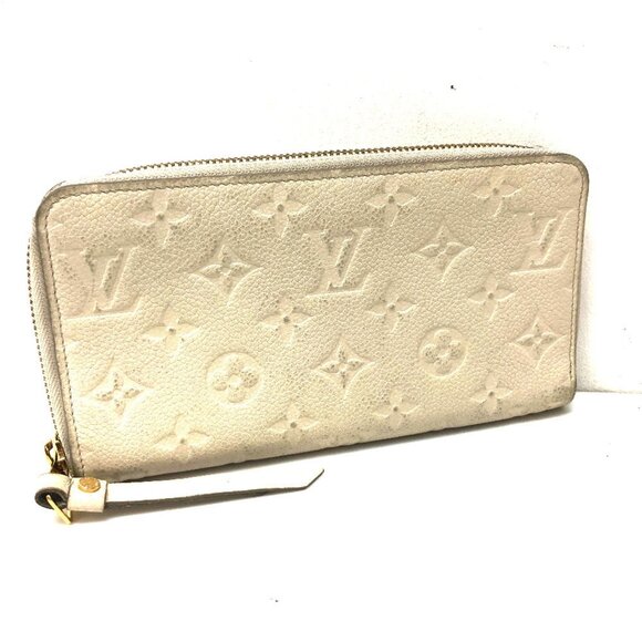 LOUIS VUITTON White Monogram Leather Wallet - Picture 1 of 11